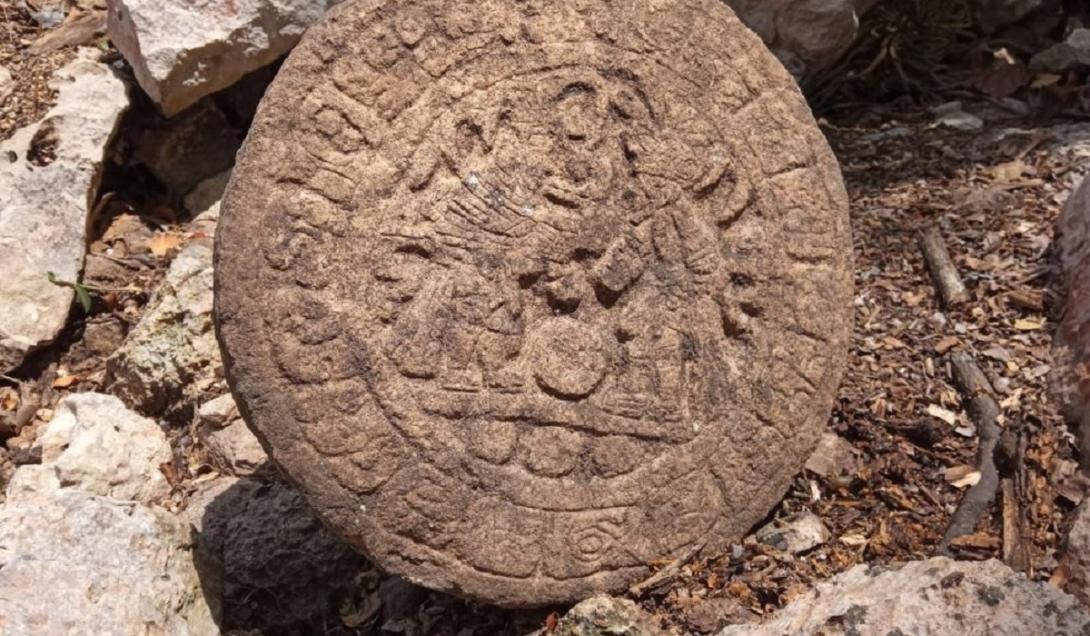 Placar de jogo de bola do Império Maia disputado há 1.100 anos é encontrado no México-0