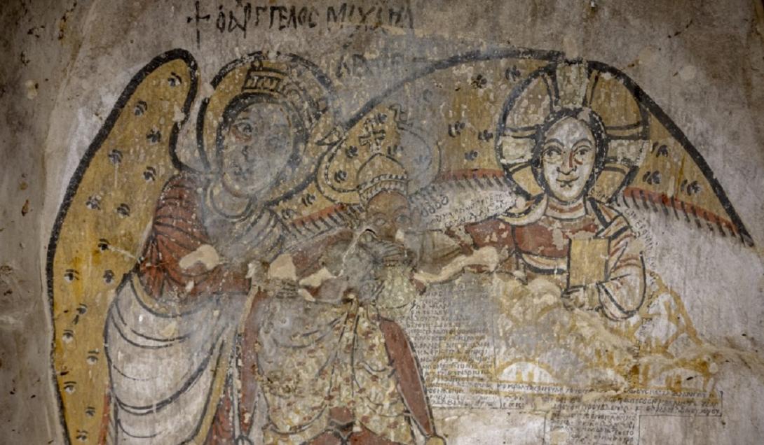 Antigas pinturas que retratam Jesus e Maria são descobertas por acidente no Sudão-0
