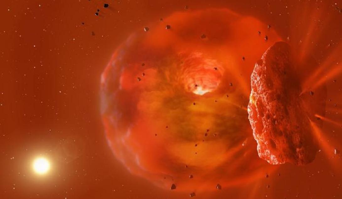 Pesquisadores encontram evidências de colisão entre dois exoplanetas gigantes-0