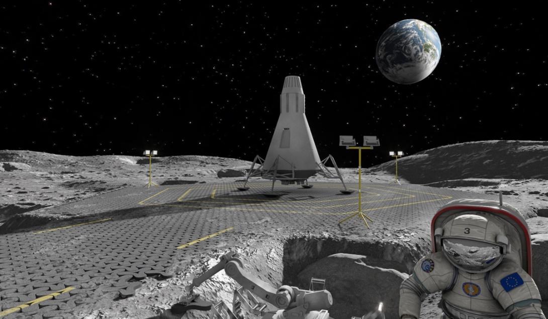 Pesquisadores querem construir estradas na Lua usando poeira lunar-0