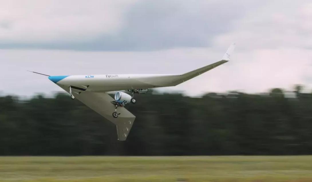 Novo avião com asas em forma de "V" promete baratear voos comerciais-0