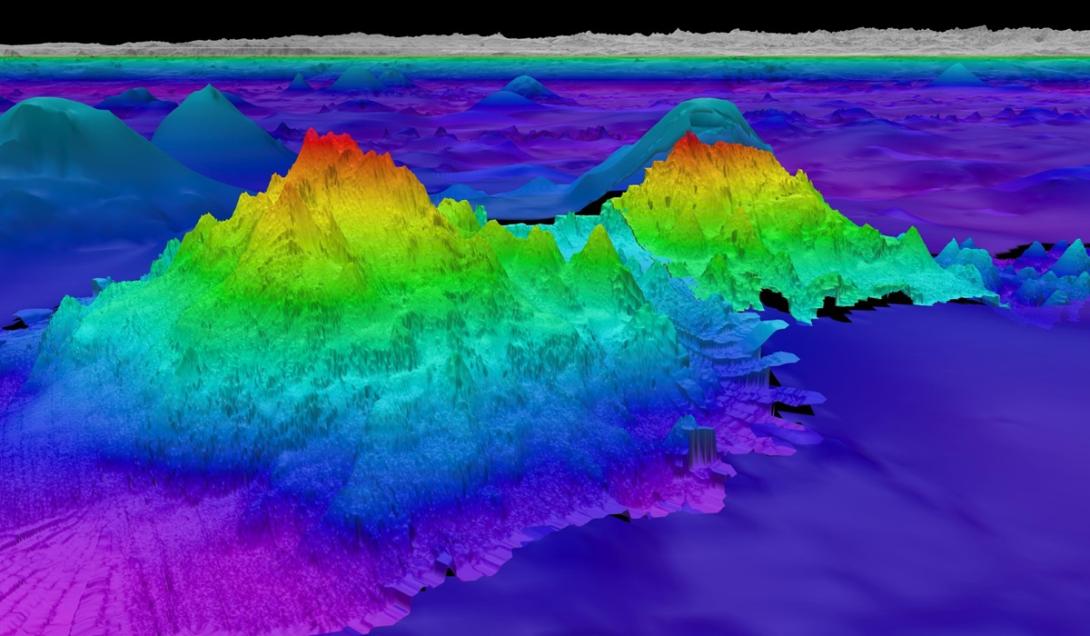 Quatro montanhas gigantescas são encontradas no fundo do mar-0